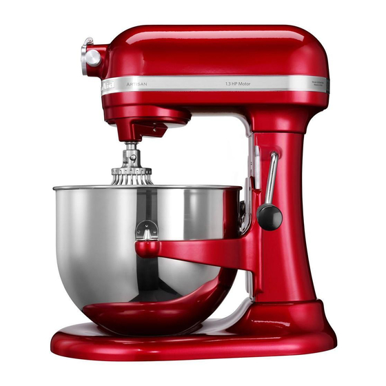 KitchenAid ARTISAN 5KSM7580XECA Bedienungsanleitung