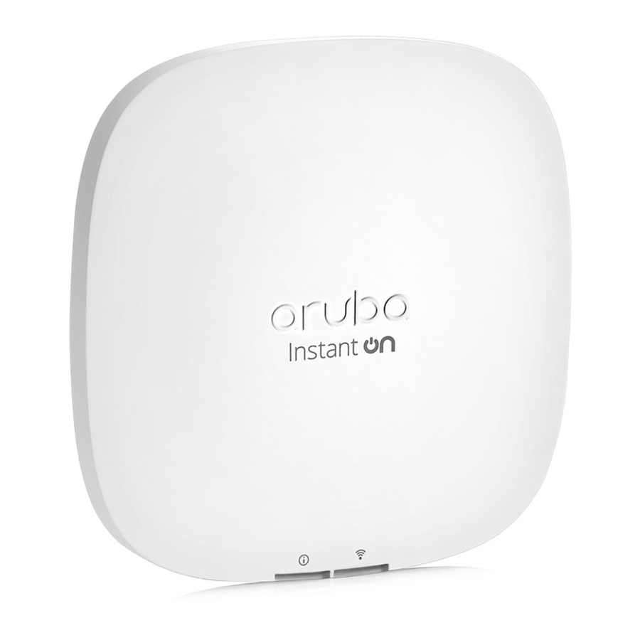 Aruba Instant On AP22 Installationsanleitung