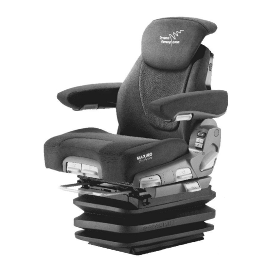 Grammer MAXIMO Evolution Active Einbauanleitung