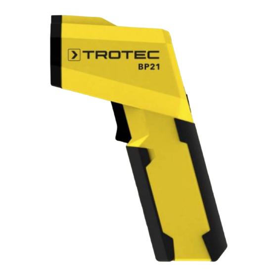 Trotec BP21 Bedienungsanleitung