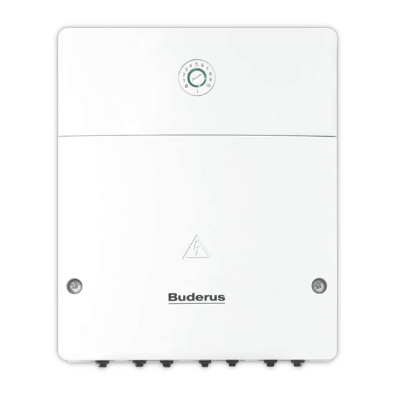 Buderus EMS plus Logamatic SM100 Installationsanleitung