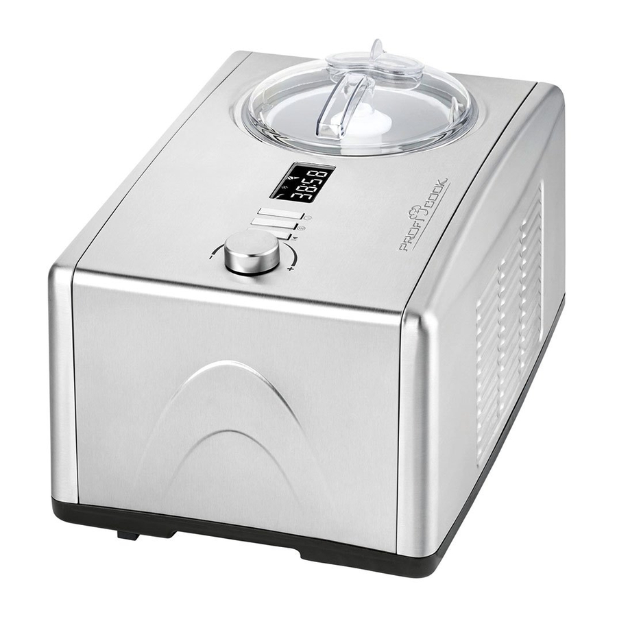 Profi Cook PC-ICM 1091 N Bedienungsanleitung, Garantie