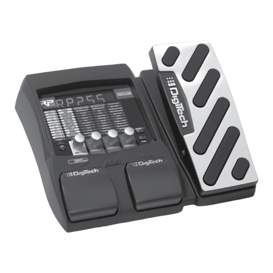 DigiTech RP255 Bedienungsanleitung