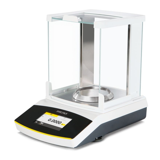 Sartorius Secura Serie Schnellstartanleitung