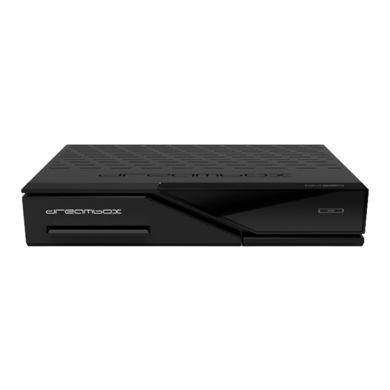 Dreambox DM520 S2 Bedienungsanleitung