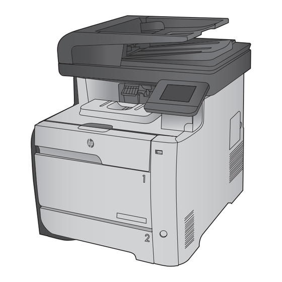 HP Color LaserJet Pro MFP M476 dw Bedienungsanleitung