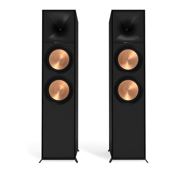 Klipsch R-800F Handbücher