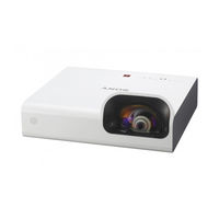 Sony VPL-SX226 Bedienungsanleitung
