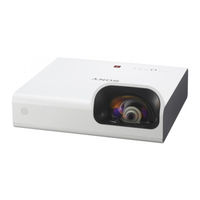 Sony VPL-SX226 Kurzreferenz