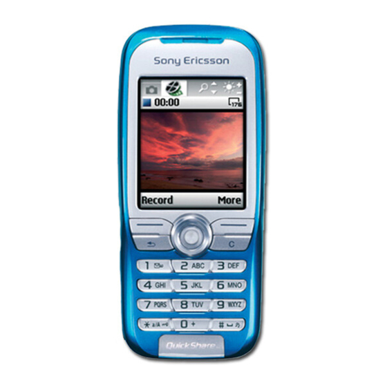 Sony Ericsson K500 Erste Schritte
