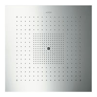 HANSGROHE Axor ShowerHeaven 970 10623800 Gebrauchsanleitung Und Montageanleitung