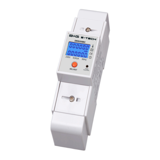 B+G E-Tech DRS255BC Anleitung