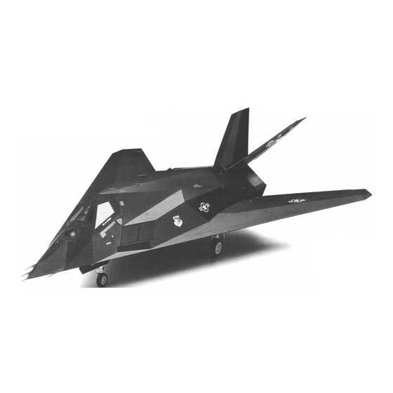 Tamiya LOCKHEED F-117A NIGHTHAWK Bedienungsanleitung