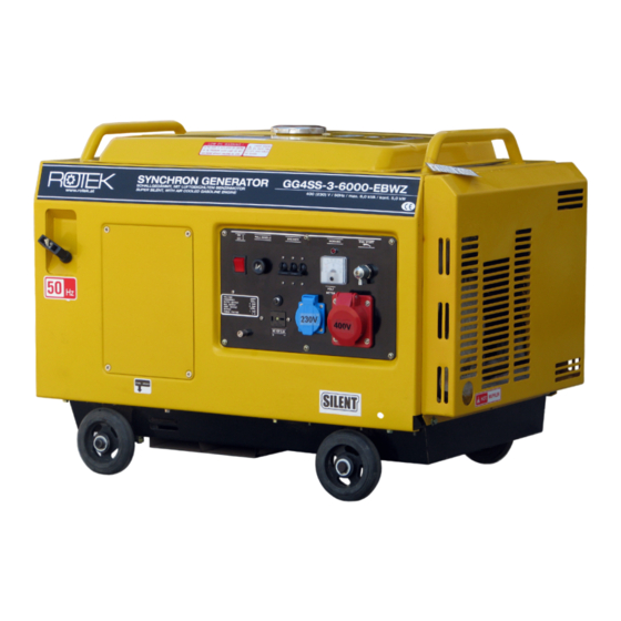 Rotek GG4SS-3-6000-EBWZ Benutzerhandbuch