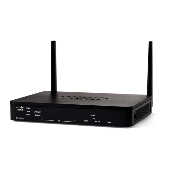 Cisco RV160W Kurzanleitung