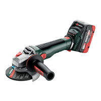 Metabo W 18 LT BL 11-125 Originalbetriebsanleitung