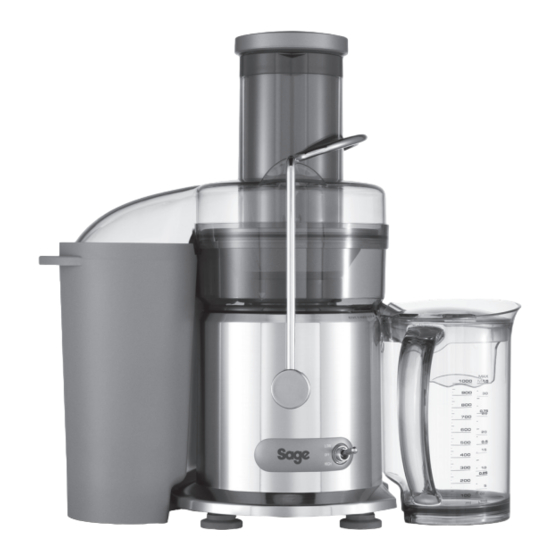 Sage the Nutri Juicer SJE410 Handbuch