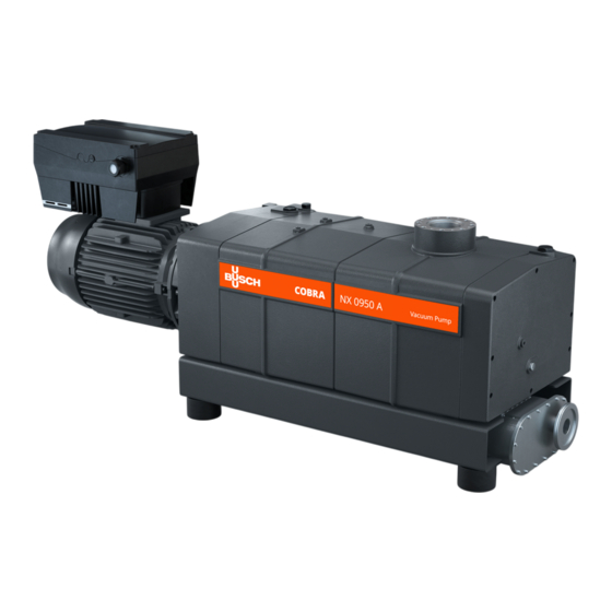 Busch COBRA NX 0950 A Betriebsanleitung