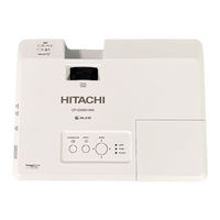 Hitachi CP-EX3551WN Bedienungsanleitung