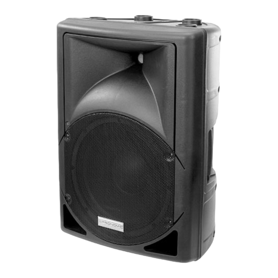 Pronomic FOX-12A Aktivbox Bedienungsanleitung