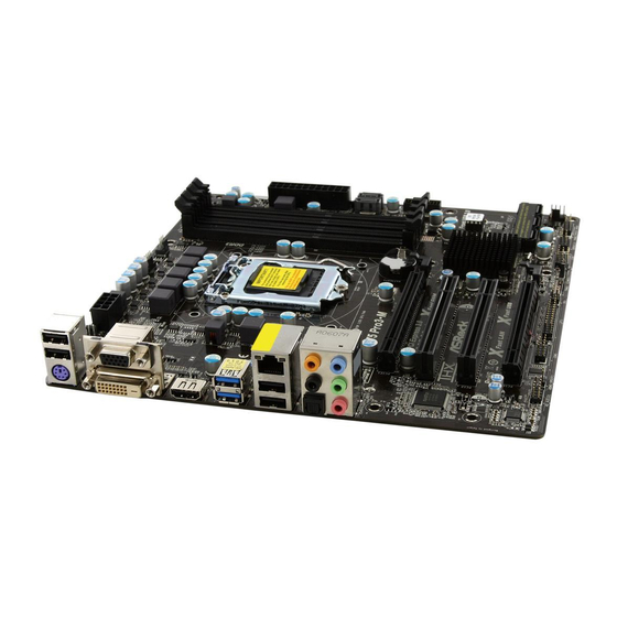 ASROCK B75 Pro3-M Schnellinstallationsanleitung