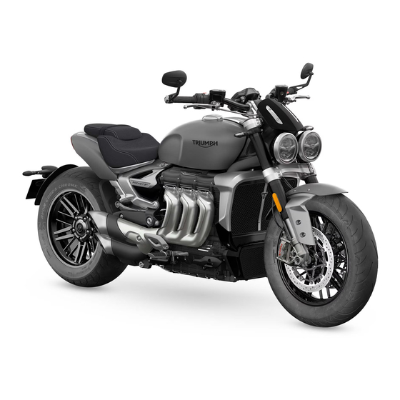 Triumph Rocket 3 R Benutzerhandbuch
