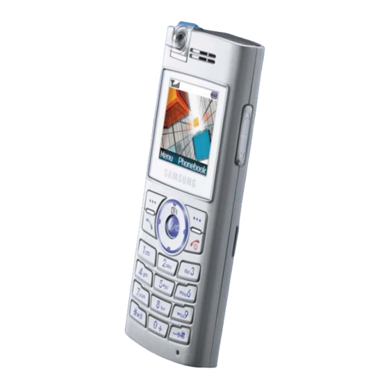 Samsung SGH-X610 Handbuch