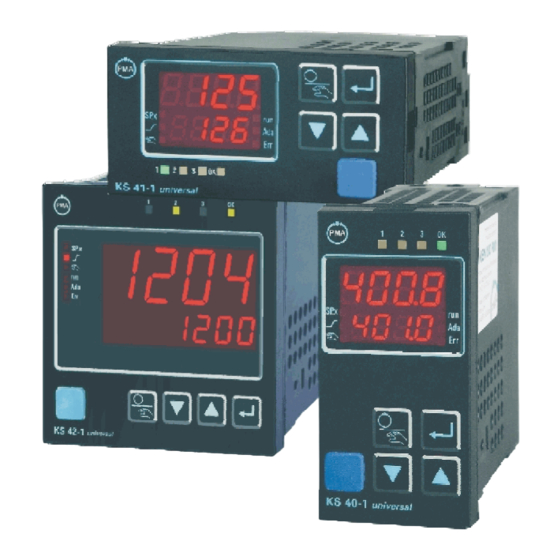 pma universal KS 40-1 Handbuch