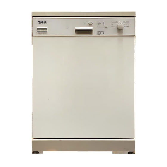 Miele G 621-45 Montageanweisung