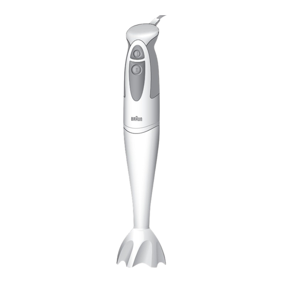 Braun Multiquick 3 Bedienungsanleitung