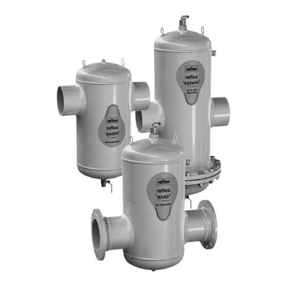 Reflex exair Installation Und Betriebsanleitung