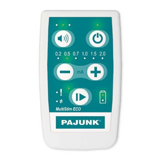 pajunk MultiStim ECO Gebrauchsanweisung