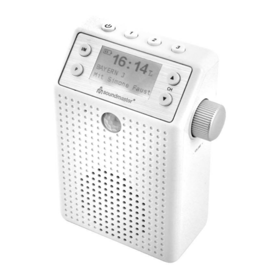 SOUNDMASTER DAB60WE Bedienungsanleitung