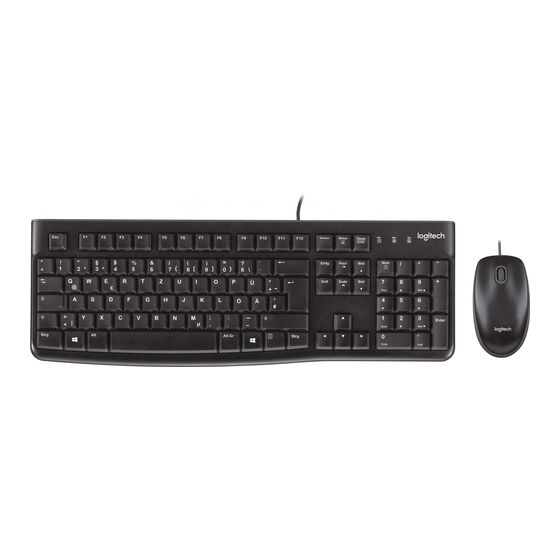Logitech Desktop MK120 Bedienungsanleitung