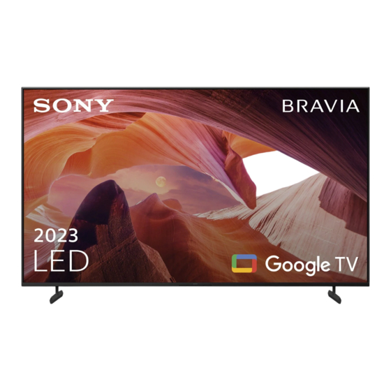 Sony BRAVIA KD-75XH92 Serie Einrichtungshandbuch