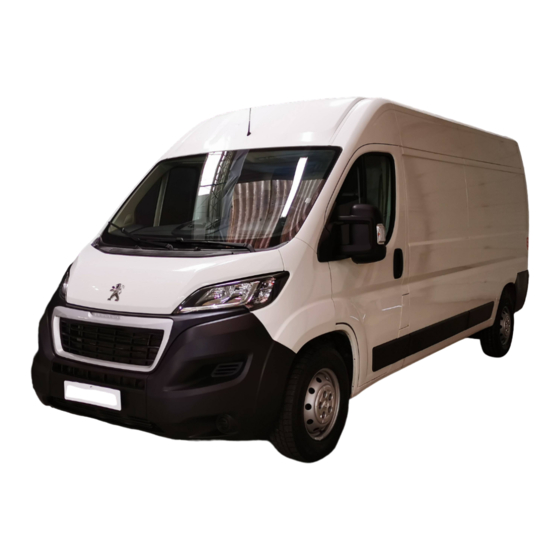 PEUGEOT Boxer Bedienungsanleitung