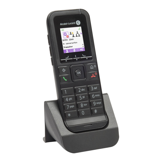 Alcatel 8232 DECT Handset Handbücher