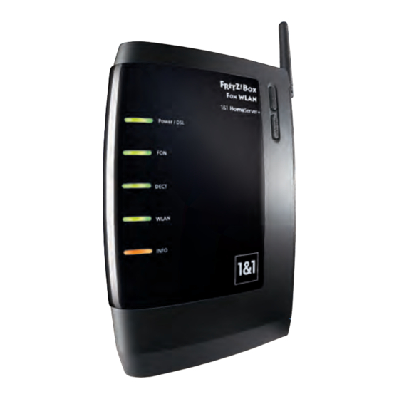 1&1 Homeserver + Schnellstartanleitung