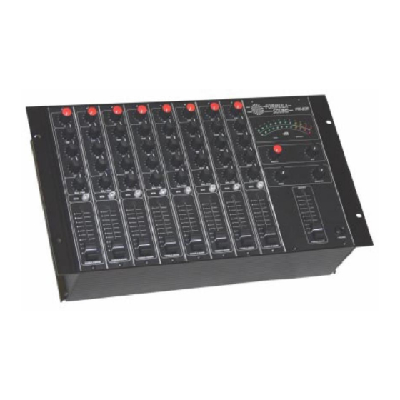 Formula Sound PM-80R Bedienungsanleitung