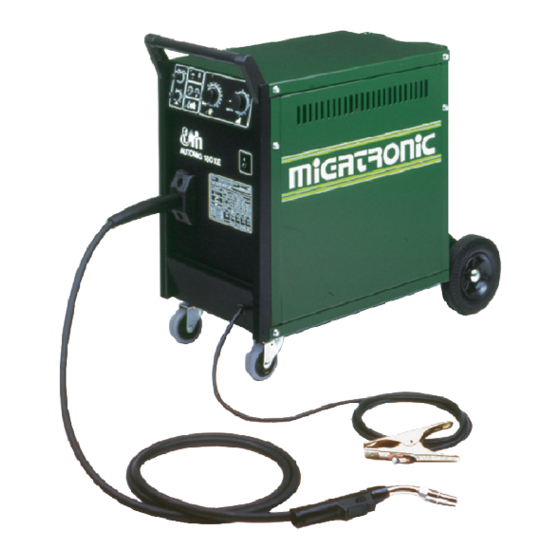 Migatronic AUTOMIG XE & MXE Betriebsanleitung