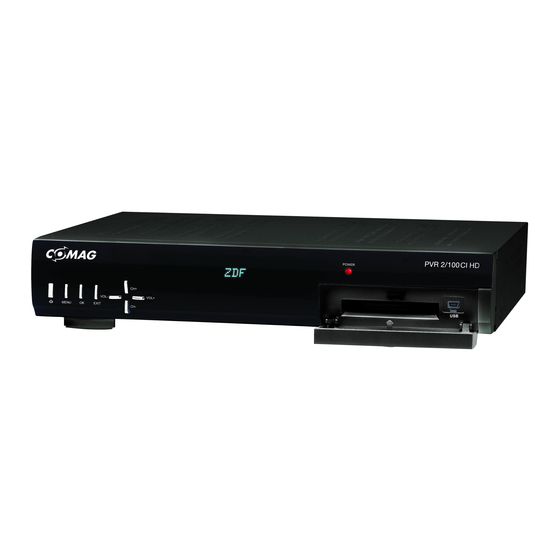 COMAG PVR 2/100CI HD Bedienungsanleitung