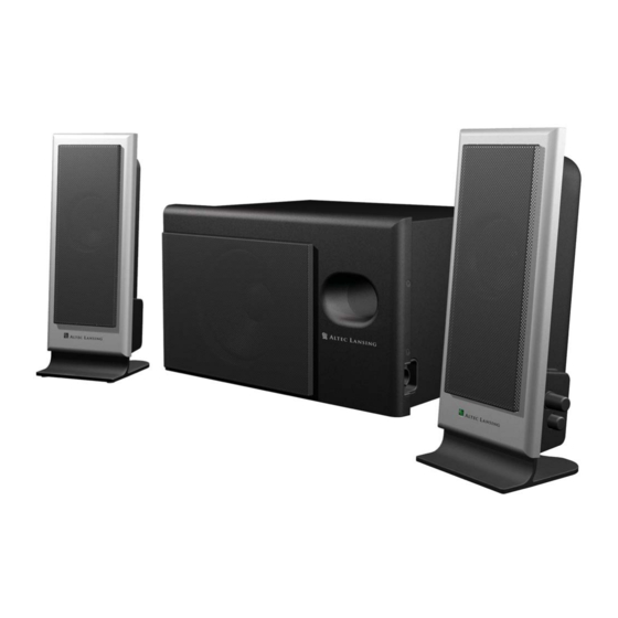 Altec Lansing VS-2121 Gebrauchsanleitung