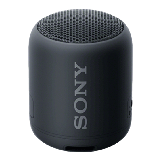 Sony SRS-XB12 Hilfe