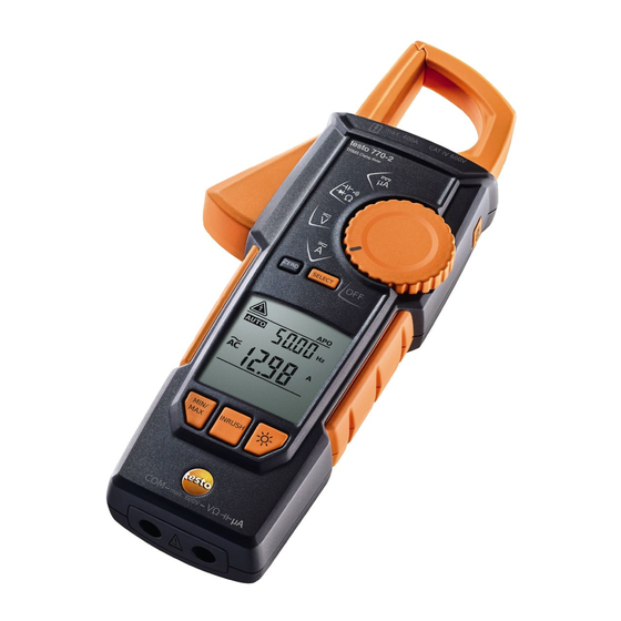 testo 770 Bedienungsanleitung