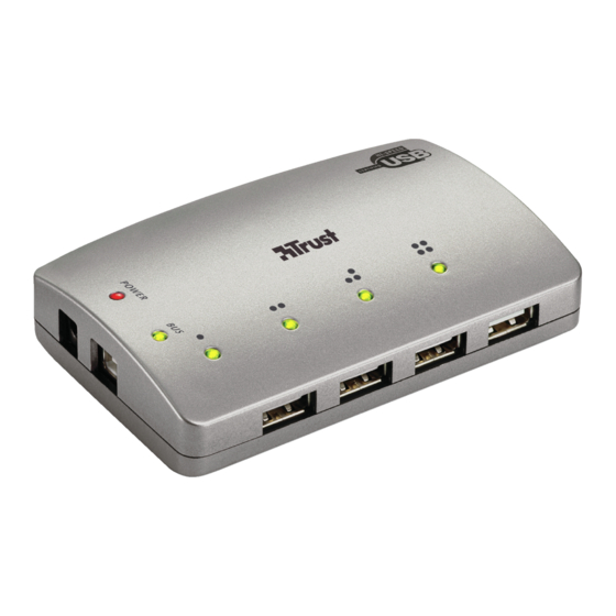 Trust 4 PORT USB 2.0 POWER HUB Anleitung