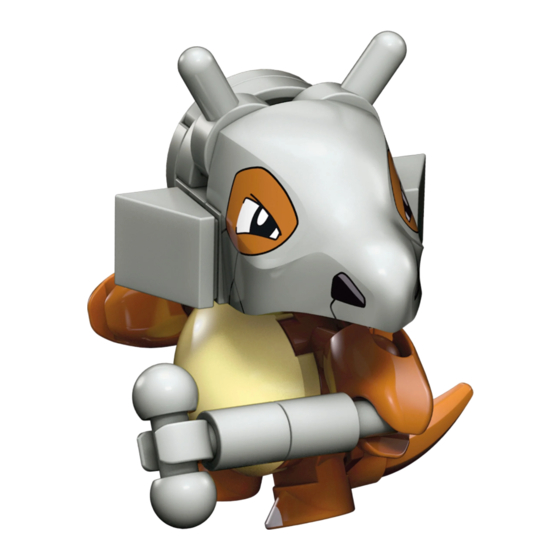 Mega Construx Pokemon Wonder Builders Cubone Bedienungsanleitung