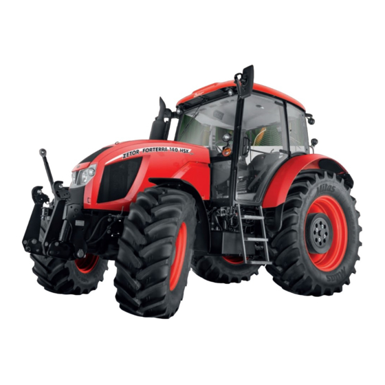 Zetor Forterra HSX 100 Bedienungsanweisung
