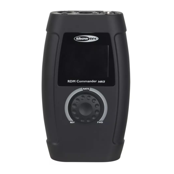 SHOWTEC RDM Commander MKII Handbuch