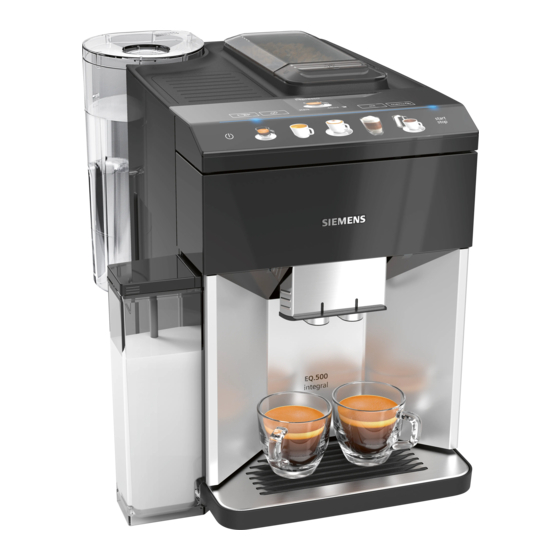 Siemens TQ5 serie Gebrauchsanleitung