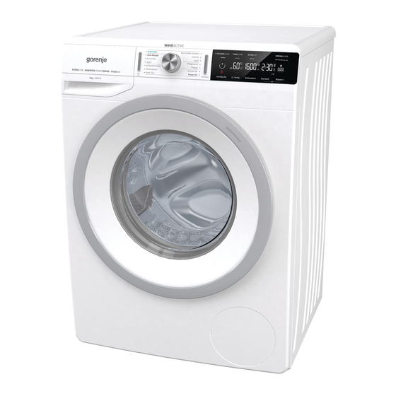 Gorenje WA866T Detaillierte Gebrauchsanleitung